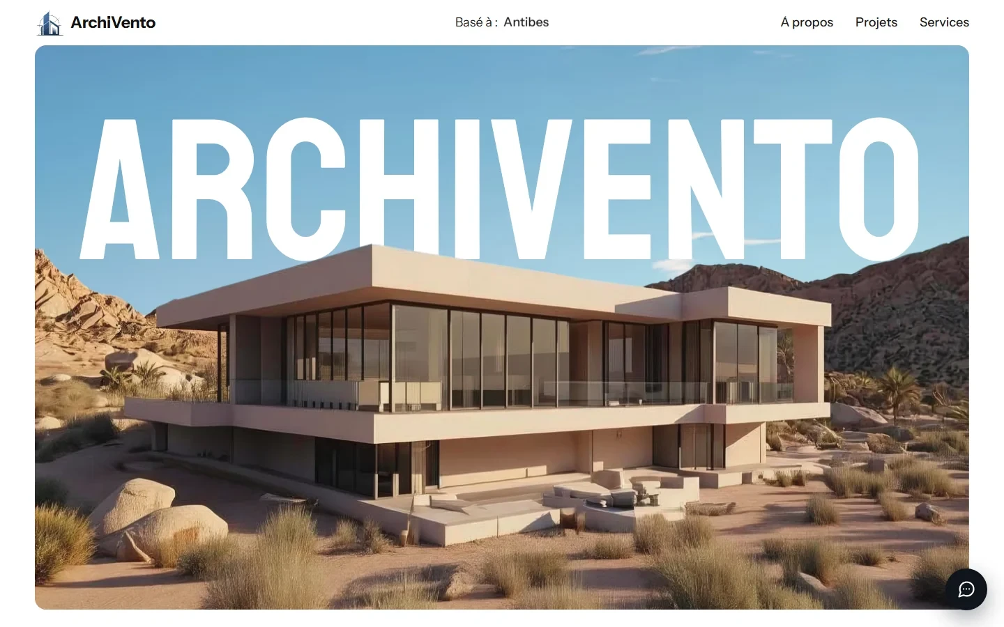 ArchiVento — Vitrine web haut de gamme